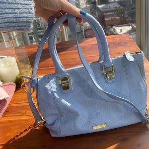 Blue crossbody bag
